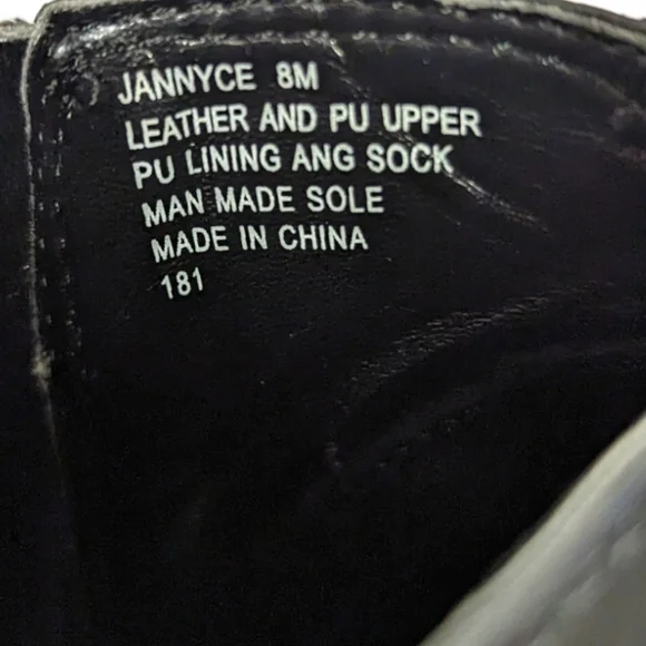 Steve Madden Jannyce Black Suede Leather Ankle Boots Size 8M - Picture 10 of 12